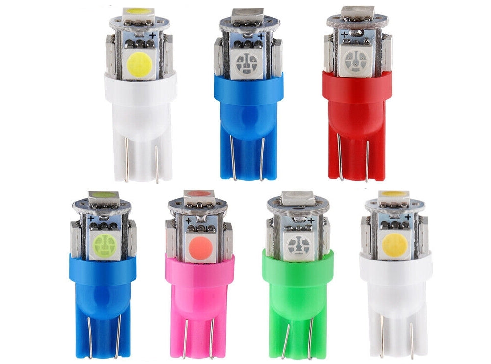 T10 194 168 2825 w5w bulbs - 5050 series 5 LED