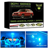 1995-2005 Chevy Blazer or GMC Jimmy Super Bright 3014 Series LED interior light kit