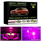 1995-2005 Chevy Blazer or GMC Jimmy Super Bright 3014 Series LED interior light kit