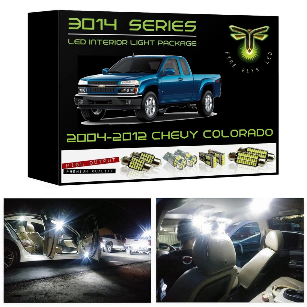 2004-2012 Chevy Colorado Super Bright 3014 Series LED interior light kit