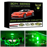 2005-2013 Chevy Corvette C6 Super Bright 3014 Series LED interior light kit
