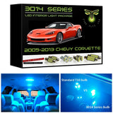 2005-2013 Chevy Corvette C6 Super Bright 3014 Series LED interior light kit