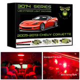 2005-2013 Chevy Corvette C6 Super Bright 3014 Series LED interior light kit