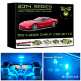 1997-2003 Chevy C5 Corvette Super Bright 3014 Series LED interior light kit