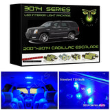 2007-2014 Cadillac Escalade Super Bright 3014 Series LED interior light kit