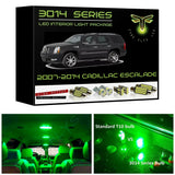 2007-2014 Cadillac Escalade Super Bright 3014 Series LED interior light kit