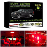 2007-2014 Cadillac Escalade Super Bright 3014 Series LED interior light kit