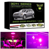 2002-2009 Chevy Equinox / Saturn Vue Super Bright 3014 Series LED interior light kit