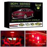 2014-2018 Chevrolet Impala Super Bright 3014 Series LED interior light kit