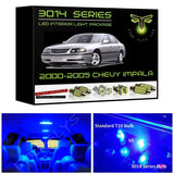2000-2005 Chevy Impala Super Bright 3014 Series LED interior light kit