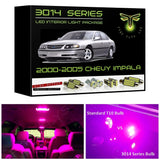 2000-2005 Chevy Impala Super Bright 3014 Series LED interior light kit