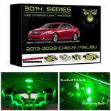 2013-2023 Chevrolet Malibu Super Bright 3014 Series LED interior light kit