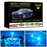 2000-2007 Chevy Malibu Super Bright 3014 Series LED interior light kit