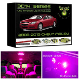 2008-2012 Chevy Malibu Super Bright 3014 Series LED interior light kit