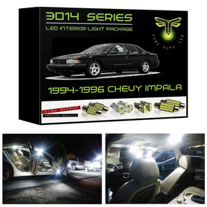 1994-1996 Chevrolet Impala Super Bright 3014 Series LED interior light kit