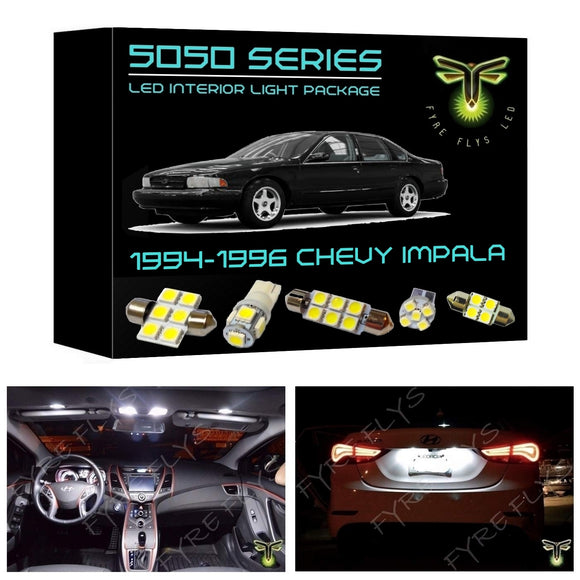 1994-1996 Chevrolet Impala LED interior light kit 5050 Series