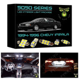 1994-1996 Chevrolet Impala LED interior light kit 5050 Series