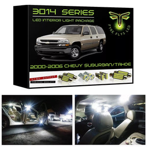 2000-2006 Chevrolet Tahoe or Suburban / GMC Yukon LED interior light kit Ultra Bright 3014 Series