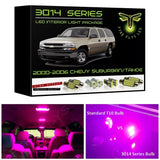 2000-2006 Chevrolet Tahoe or Suburban / GMC Yukon Super Bright 3014 Series LED interior light kit