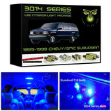 1995-1999 Chevy / GMC Suburban or 4 Door Tahoe/Yukon Super Bright 3014 Series LED interior light kit