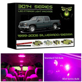 1999-2006 Chevy Silverado / GMC Sierra Super Bright 3014 Series LED interior light kit