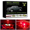 1999-2006 Chevy Silverado / GMC Sierra Super Bright 3014 Series LED interior light kit