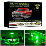 2015-2018 Chevrolet Silverado / GMC Sierra Sierra Super Bright 3014 Series LED interior light kit
