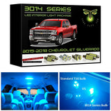 2015-2018 Chevrolet Silverado / GMC Sierra Sierra Super Bright 3014 Series LED interior light kit
