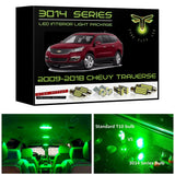 2009-2018 Chevy Traverse Super Bright 3014 Series LED interior light kit