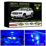 2007-2014 Chevy Tahoe or Suburban Super Bright 3014 Series LED interior light kit