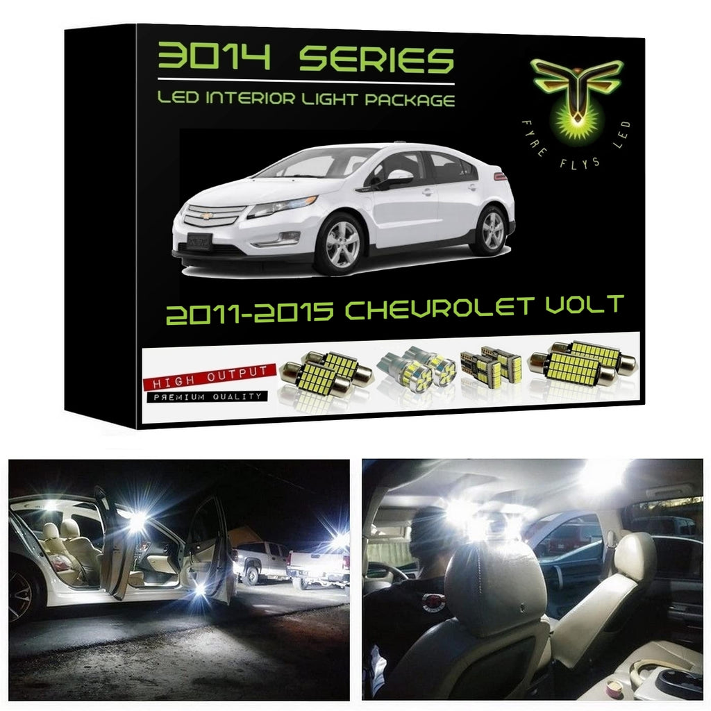2011-2015 Chevrolet Volt Super Bright 3014 Series LED interior light kit