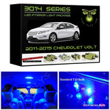 2011-2015 Chevrolet Volt Super Bright 3014 Series LED interior light kit