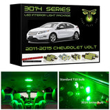 2011-2015 Chevrolet Volt Super Bright 3014 Series LED interior light kit