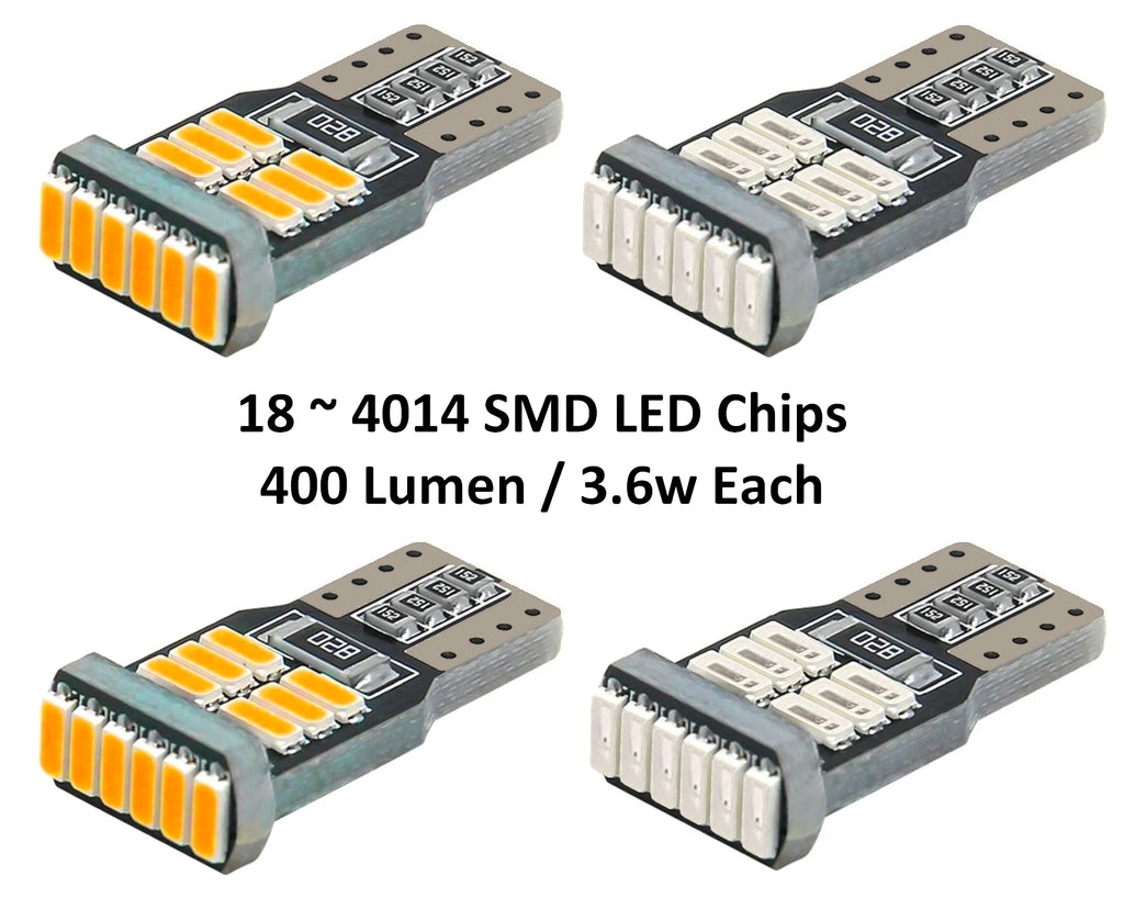 Fyre Flys LED Side Marker Parking Light Bulbs for Chevrolet Camaro