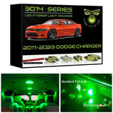2011-2022 Dodge Charger Super Bright 3014 Series LED interior light kit