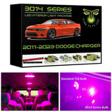 2011-2022 Dodge Charger Super Bright 3014 Series LED interior light kit
