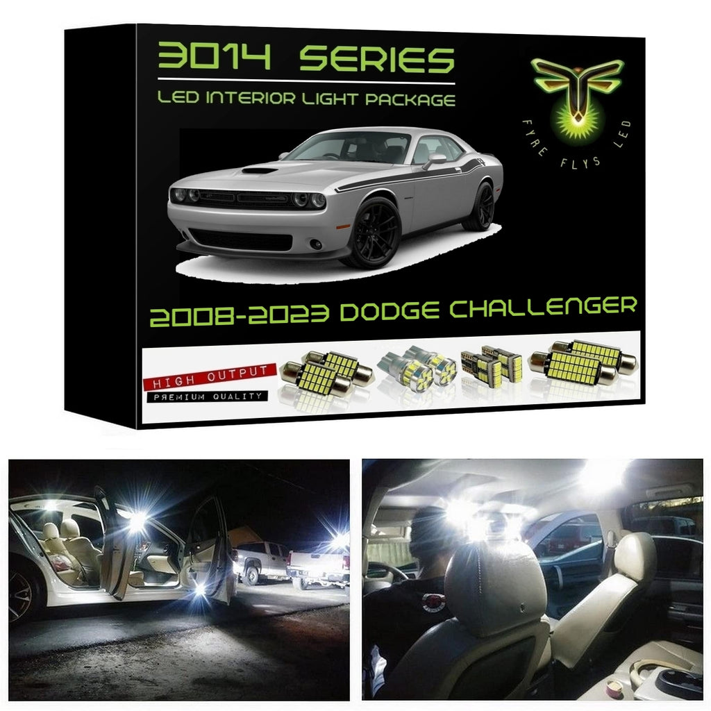 2008-2023 Dodge Challenger Super Bright 3014 Series LED interior light kit