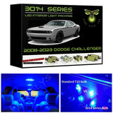 2008-2023 Dodge Challenger Super Bright 3014 Series LED interior light kit