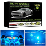 2008-2023 Dodge Challenger Super Bright 3014 Series LED interior light kit