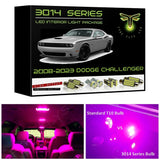 2008-2023 Dodge Challenger Super Bright 3014 Series LED interior light kit