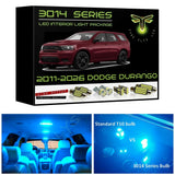 2011-2026 Dodge Durango Super Bright 3014 Series LED interior light kit