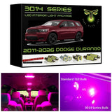 2011-2026 Dodge Durango Super Bright 3014 Series LED interior light kit