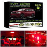 2011-2026 Dodge Durango Super Bright 3014 Series LED interior light kit