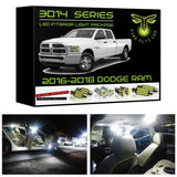 2016-2018 Dodge Ram LED interior light kit 3014 Series