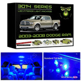 2003-2008 Dodge Ram Super Bright 3014 Series LED interior light kit