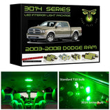2003-2008 Dodge Ram Super Bright 3014 Series LED interior light kit