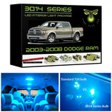 2003-2008 Dodge Ram Super Bright 3014 Series LED interior light kit