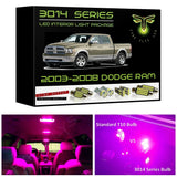 2003-2008 Dodge Ram Super Bright 3014 Series LED interior light kit