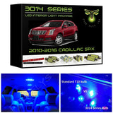 2010-2016 Cadillac SRX Super Bright 3014 Series LED interior light kit