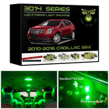 2010-2016 Cadillac SRX Super Bright 3014 Series LED interior light kit